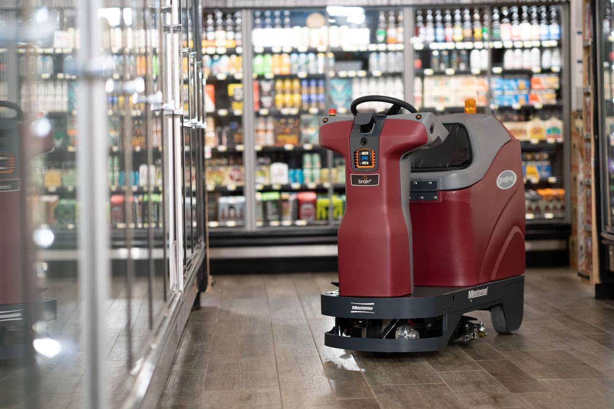 Minuteman RoboScrub 20 autonomous scrubber